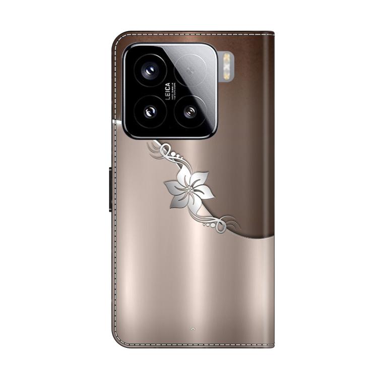 For Xiaomi 15 Crystal-Like Painted Vegan Leather Phone Case
