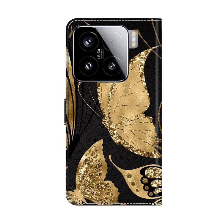 For Xiaomi 15 Crystal-Like Painted Vegan Leather Phone Case