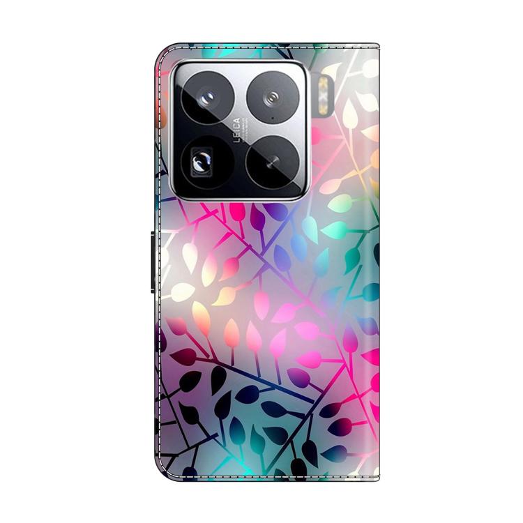 For Xiaomi 15 Pro Crystal-Like Painted Vegan Leather Phone Case
