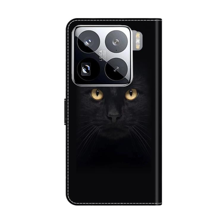 For Xiaomi 15 Pro Crystal-Like Painted Vegan Leather Phone Case