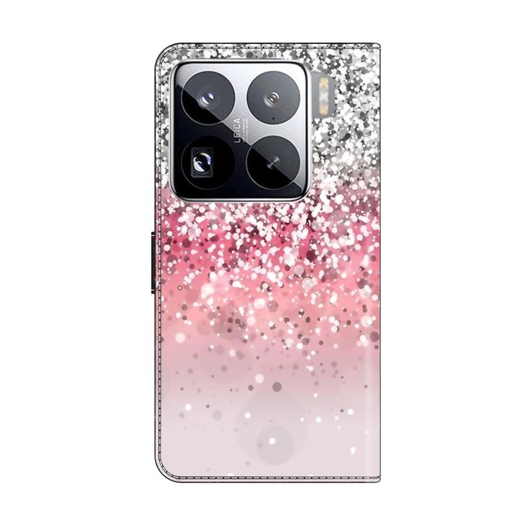 For Xiaomi 15 Pro Crystal-Like Painted Vegan Leather Phone Case