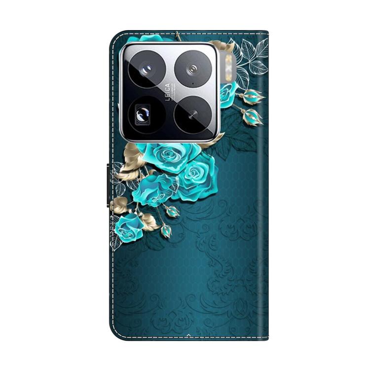 For Xiaomi 15 Pro Crystal-Like Painted Vegan Leather Phone Case