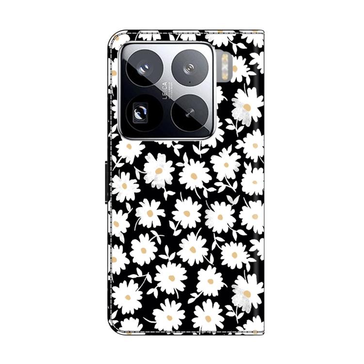 For Xiaomi 15 Pro Crystal-Like Painted Vegan Leather Phone Case