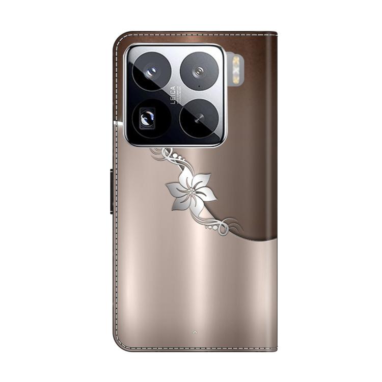 For Xiaomi 15 Pro Crystal-Like Painted Vegan Leather Phone Case