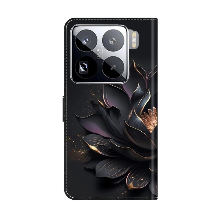 For Xiaomi 15 Pro Crystal-Like Painted Vegan Leather Phone Case