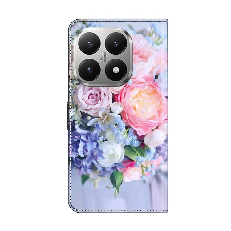 For Xiaomi 15T 5G Crystal-Like Painted Vegan Leather Phone Case