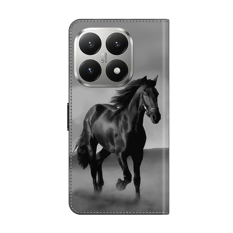 For Xiaomi 15T 5G Crystal-Like Painted Vegan Leather Phone Case