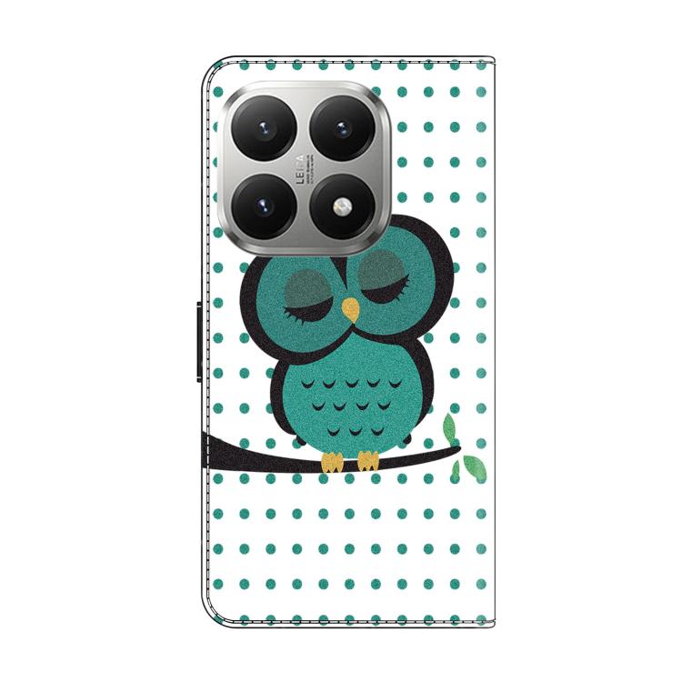 For Xiaomi 15T 5G Crystal-Like Painted Vegan Leather Phone Case