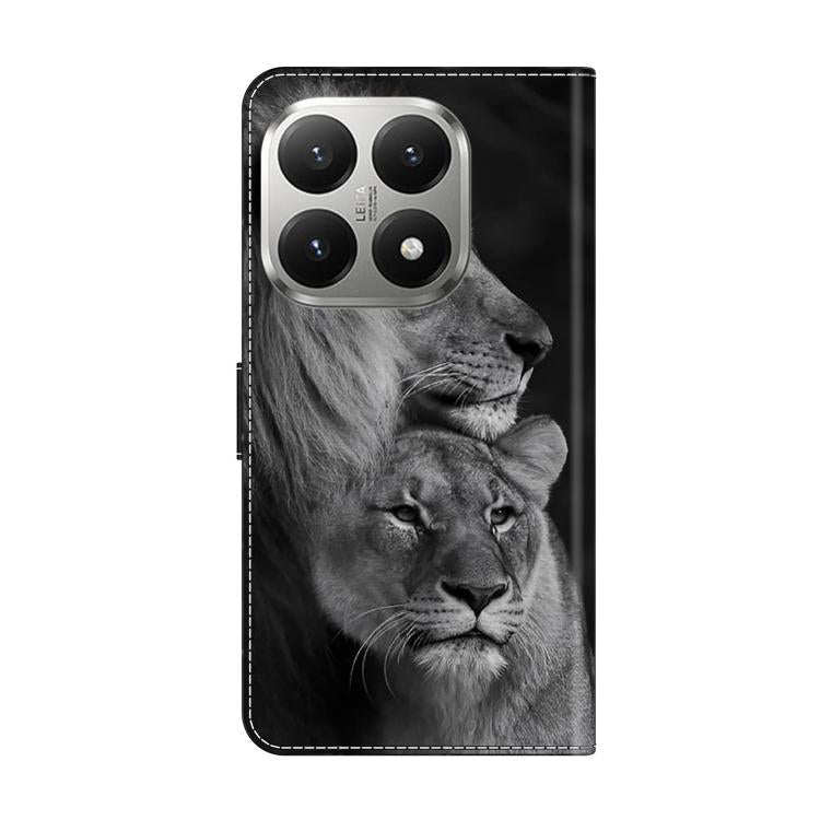 For Xiaomi 15T 5G Crystal-Like Painted Vegan Leather Phone Case