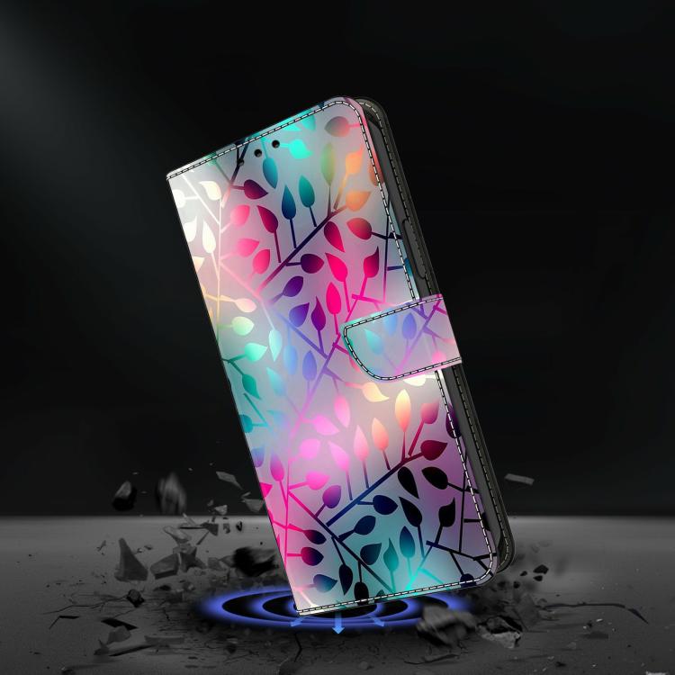 For Xiaomi 17 Ultra Crystal-Like Painted Vegan Leather Phone Case