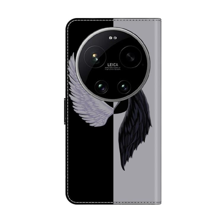 For Xiaomi 17 Ultra Crystal-Like Painted Vegan Leather Phone Case
