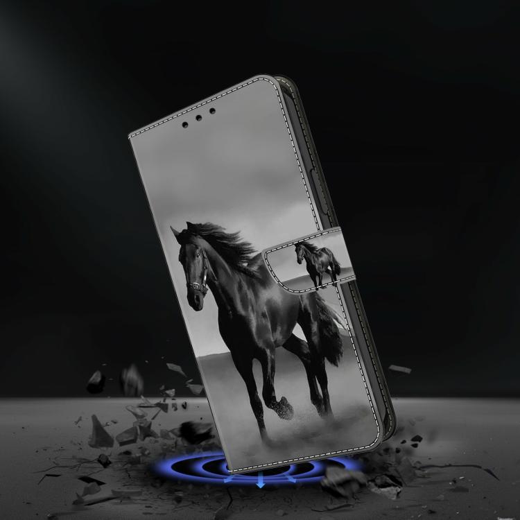 For Xiaomi 17 Ultra Crystal-Like Painted Vegan Leather Phone Case