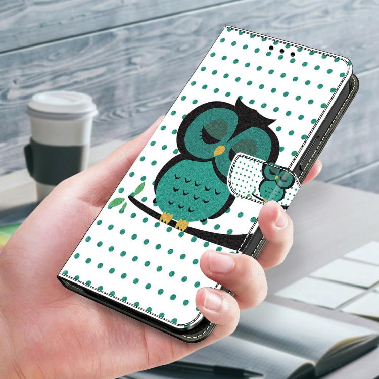 For Xiaomi 17 Ultra Crystal-Like Painted Vegan Leather Phone Case