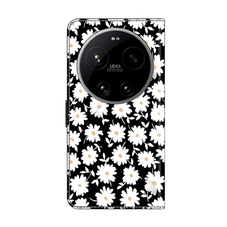 For Xiaomi 17 Ultra Crystal-Like Painted Vegan Leather Phone Case