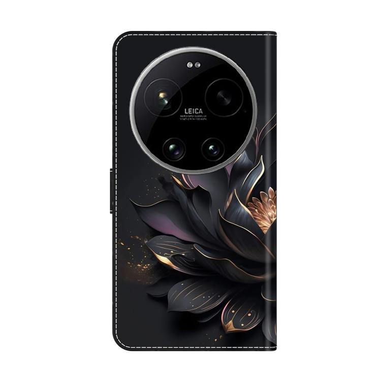 For Xiaomi 17 Ultra Crystal-Like Painted Vegan Leather Phone Case