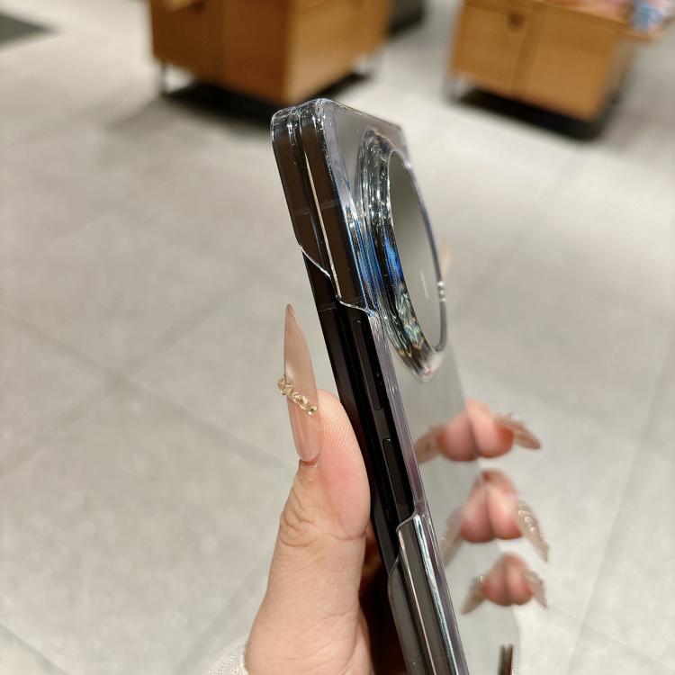 For Honor Magic V6 Transparent Central Magnetic PC Phone Case