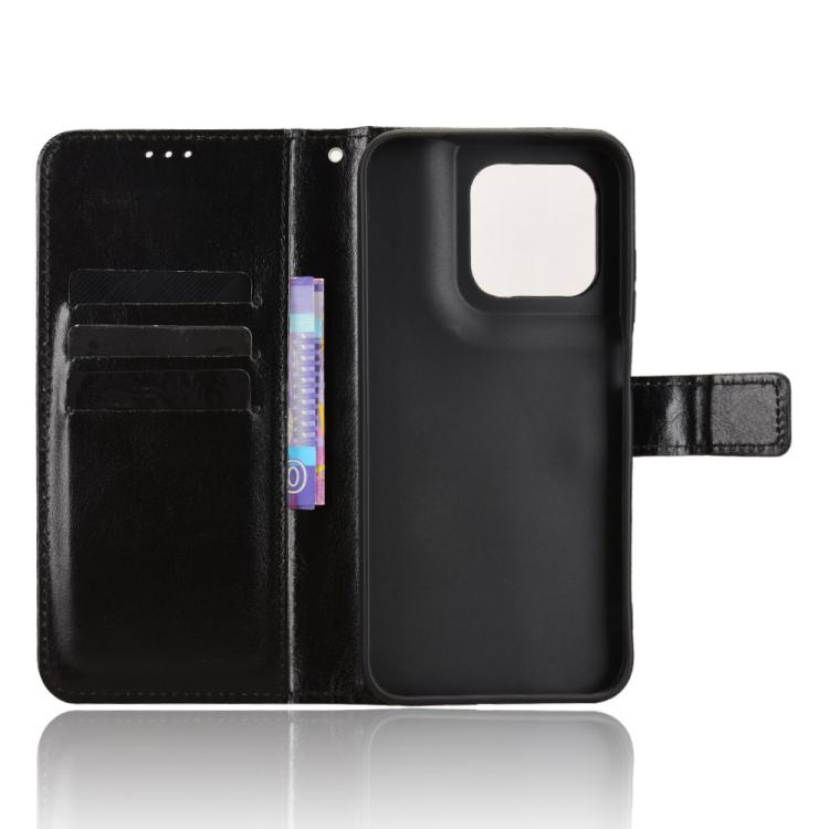 For Motorola Moto G67 / G77 5G Retro Crazy Horse Texture Vegan Leather Phone Case