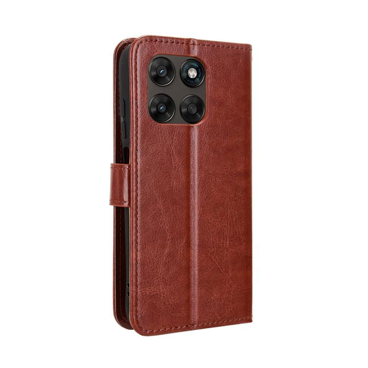 For Motorola Moto G67 / G77 5G Retro Crazy Horse Texture Vegan Leather Phone Case