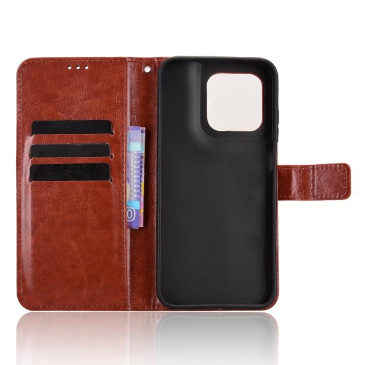 For Motorola Moto G67 / G77 5G Retro Crazy Horse Texture Vegan Leather Phone Case