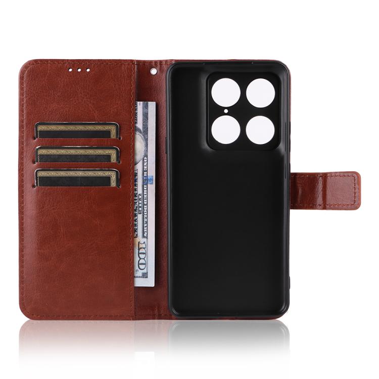 For Motorola Moto X70 Air Pro / Signature 5G Retro Crazy Horse Texture Vegan Leather Phone Case