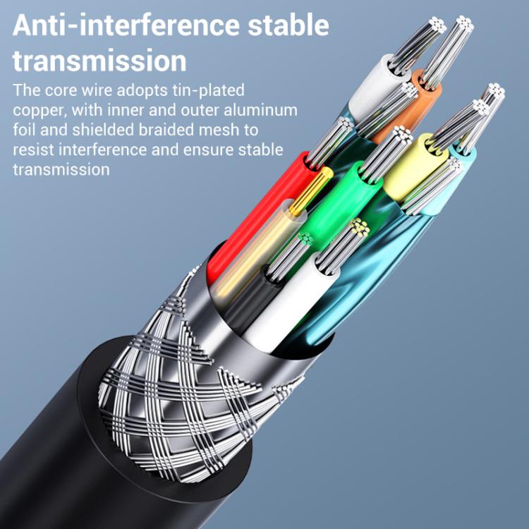 WG138 USB 3.0 Male to Female Extension Cable Extended Data Transfer Cord for Computer U-disk Mouse, Length:2m - Black