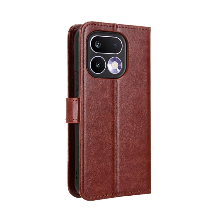 For Realme 16 Pro 5G Retro Crazy Horse Texture Vegan Leather Phone Case