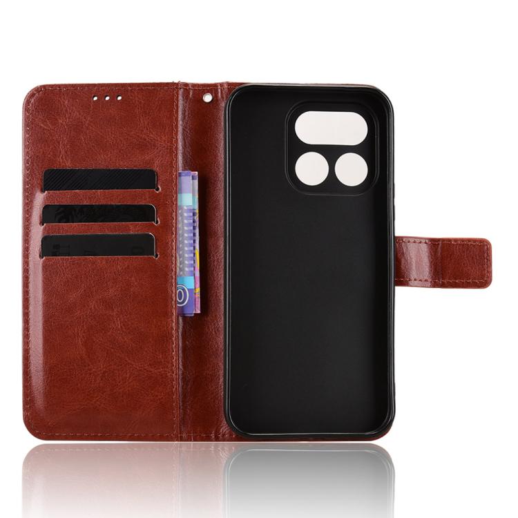For Realme 16 Pro 5G Retro Crazy Horse Texture Vegan Leather Phone Case