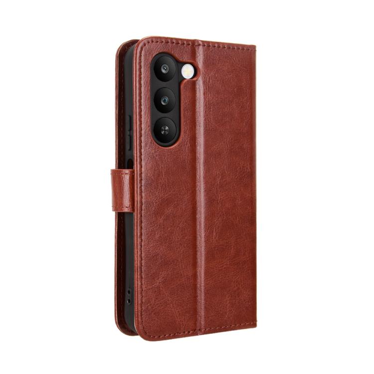 For Realme C83 5G / P4 Lite 5G Retro Crazy Horse Texture Vegan Leather Phone Case
