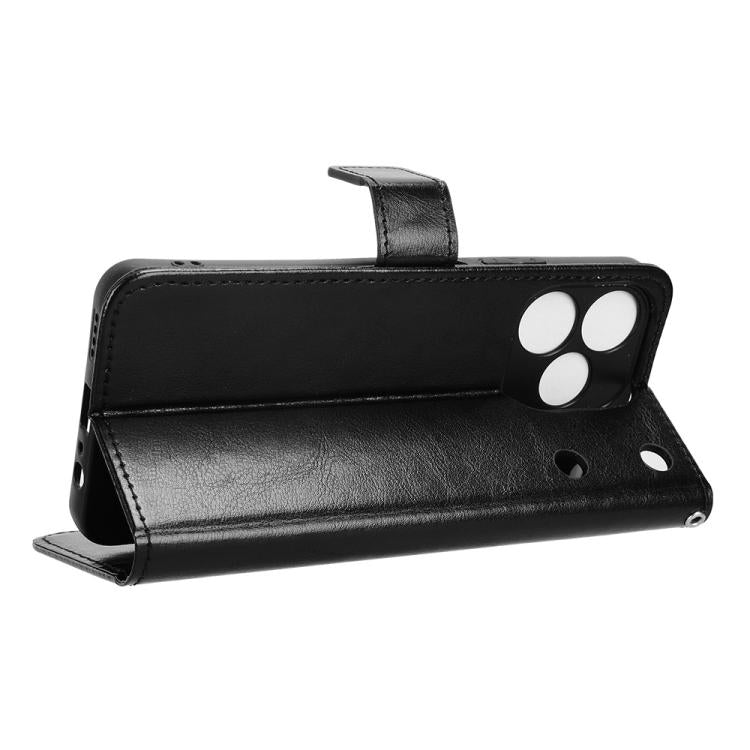 For Realme Note 80 4G Retro Crazy Horse Texture Vegan Leather Phone Case