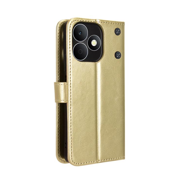 For Realme Note 80 4G Retro Crazy Horse Texture Vegan Leather Phone Case