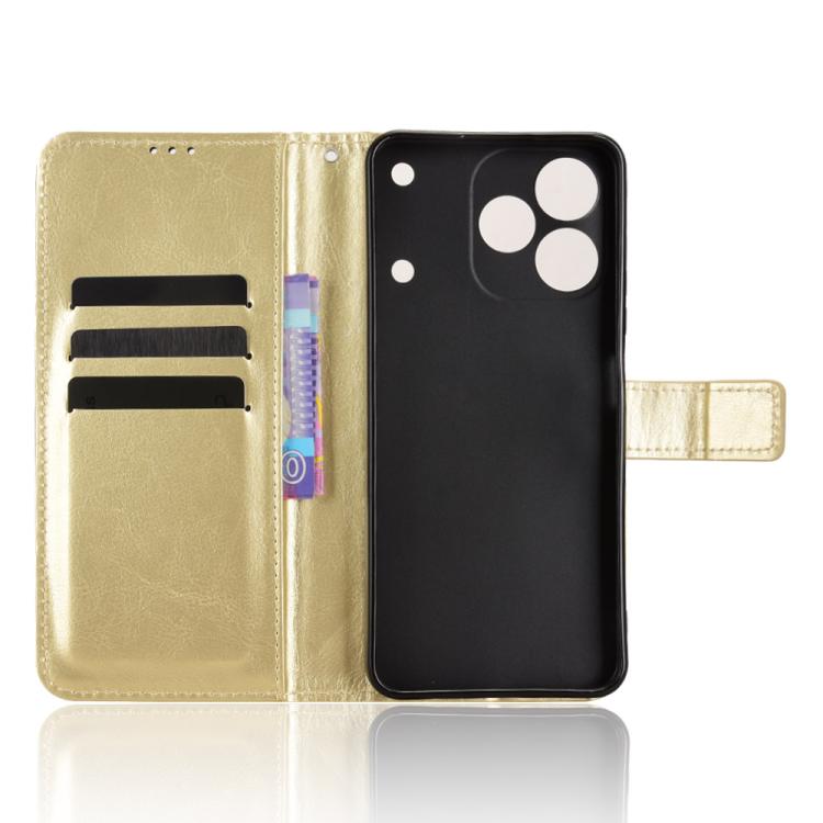 For Realme Note 80 4G Retro Crazy Horse Texture Vegan Leather Phone Case