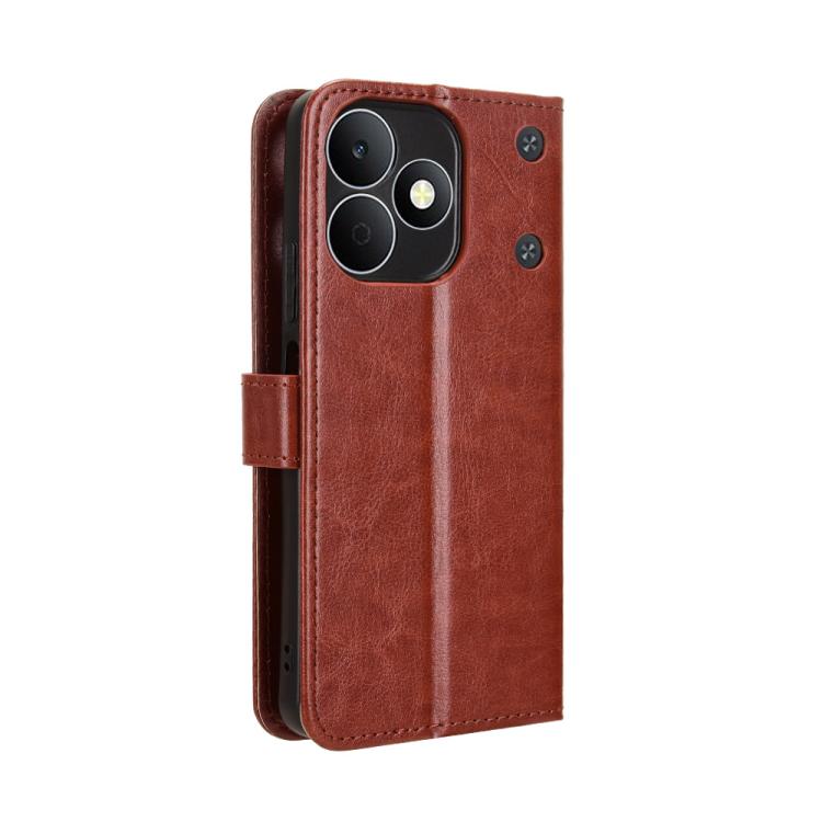 For Realme Note 80 4G Retro Crazy Horse Texture Vegan Leather Phone Case