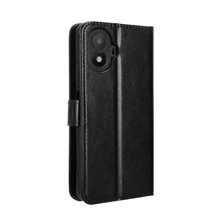 For TCL K70 SE T453D Retro Crazy Horse Texture Vegan Leather Phone Case