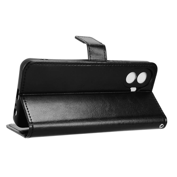 For TCL K70 SE T453D Retro Crazy Horse Texture Vegan Leather Phone Case