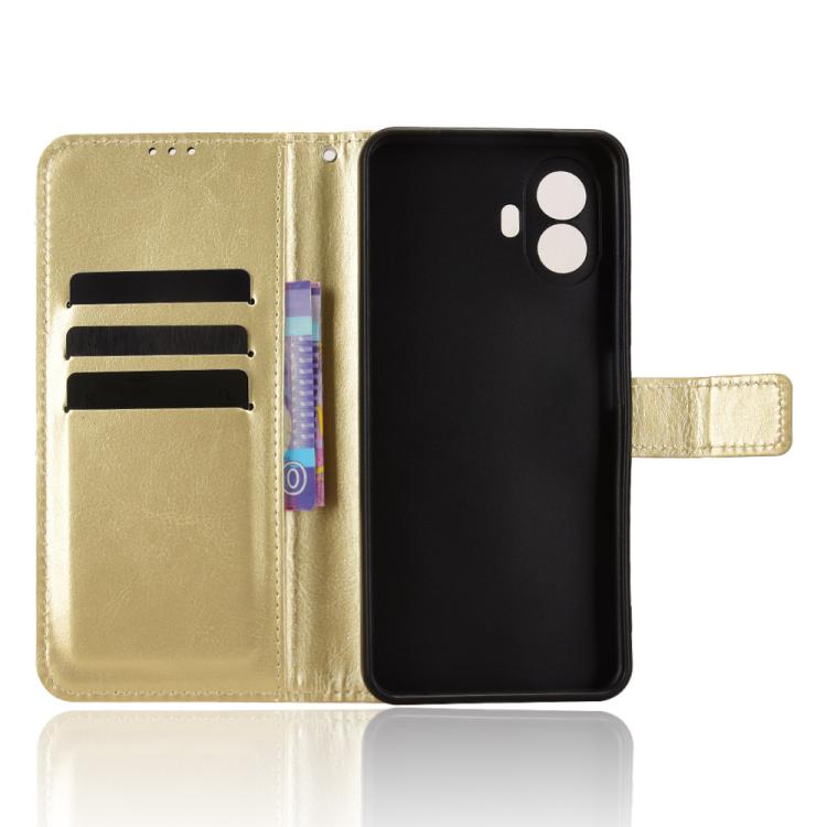 For TCL K70 SE T453D Retro Crazy Horse Texture Vegan Leather Phone Case