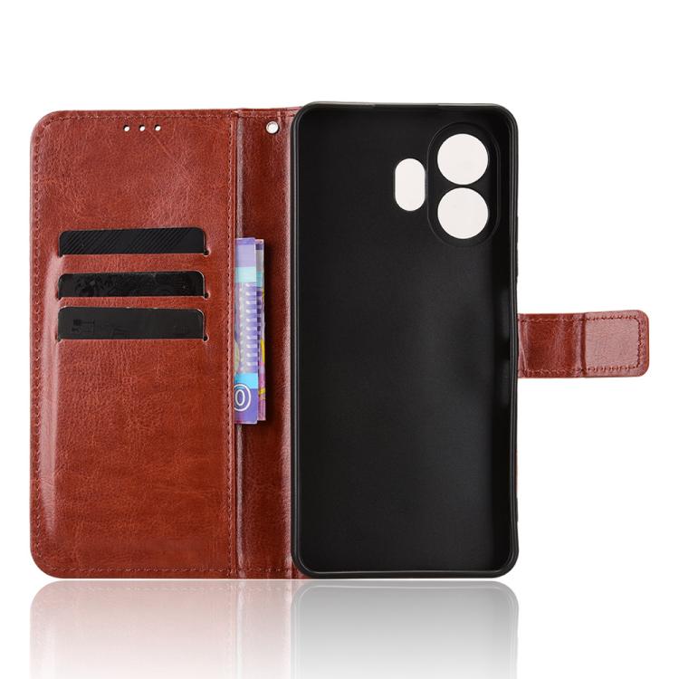 For TCL NxtPaper 70 Pro 5G Retro Crazy Horse Texture Vegan Leather Phone Case