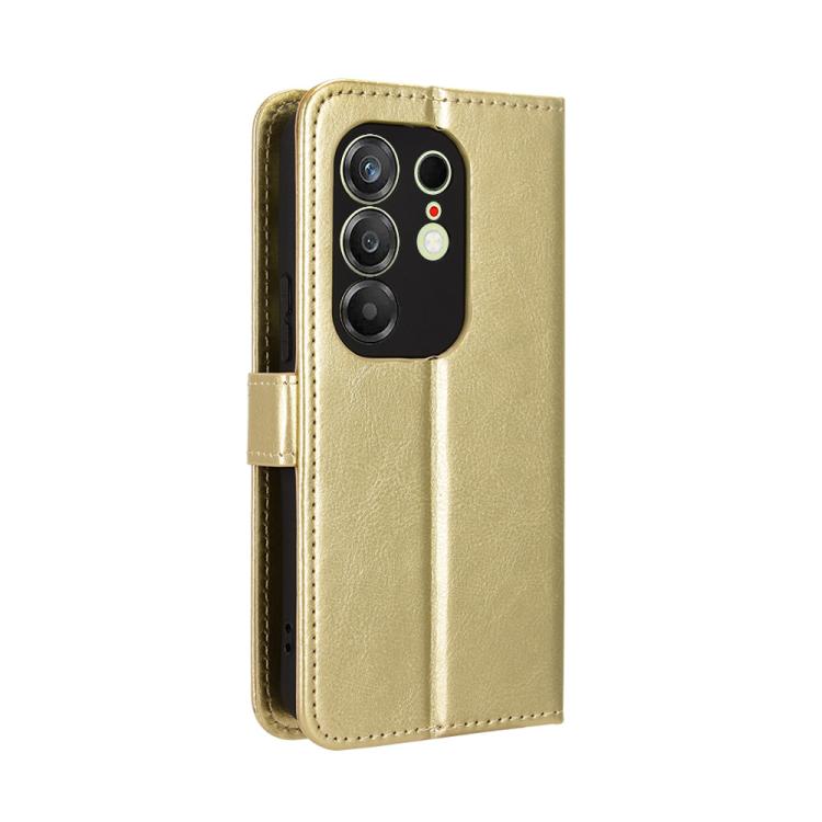 For Tecno Camon 50 4G Retro Crazy Horse Texture Vegan Leather Phone Case