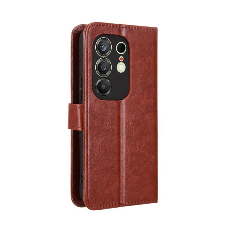 For Tecno Camon 50 Pro 4G Retro Crazy Horse Texture Vegan Leather Phone Case