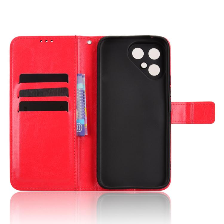 For Tecno Pova Curve 2 5G Retro Crazy Horse Texture Vegan Leather Phone Case