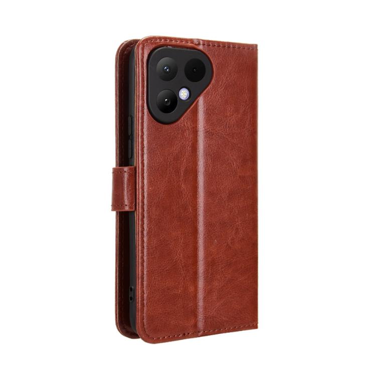 For Tecno Pova Curve 2 5G Retro Crazy Horse Texture Vegan Leather Phone Case