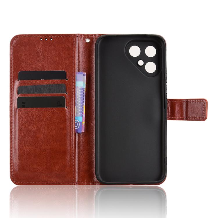 For Tecno Pova Curve 2 5G Retro Crazy Horse Texture Vegan Leather Phone Case