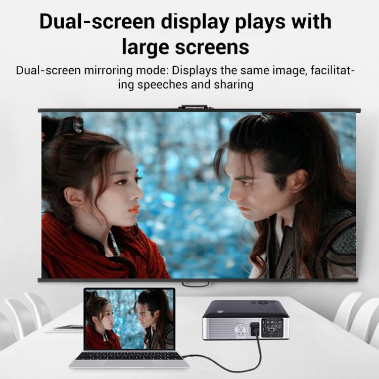 WG141 1.5m Mini HDMI to HDMI Cable Audio-video Sync for Camcorder Monitor TV, Resolution:4K - Black