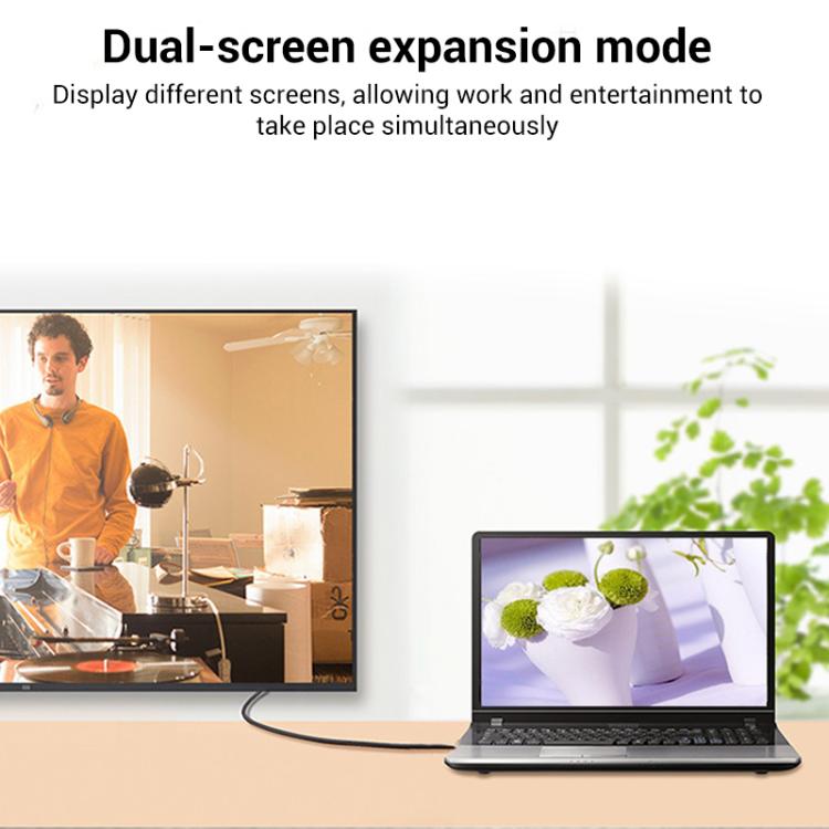 WG141 1.5m Mini HDMI to HDMI Cable Audio-video Sync for Camcorder Monitor TV, Resolution:4K - Black