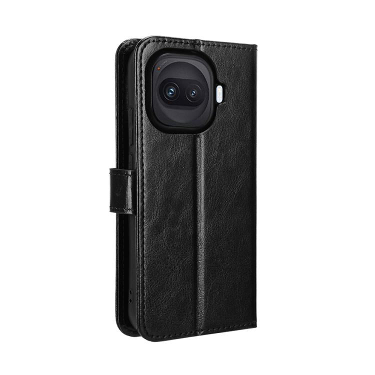 For vivo iQOO Z11 Turbo 5G / 15R 5G Retro Crazy Horse Texture Vegan Leather Phone Case