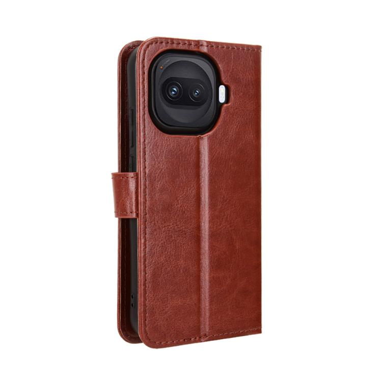 For vivo iQOO Z11 Turbo 5G / 15R 5G Retro Crazy Horse Texture Vegan Leather Phone Case