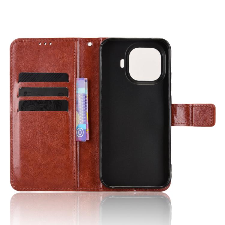 For vivo iQOO Z11 Turbo 5G / 15R 5G Retro Crazy Horse Texture Vegan Leather Phone Case