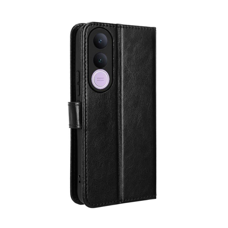 For vivo V70 FE 5G Retro Crazy Horse Texture Vegan Leather Phone Case