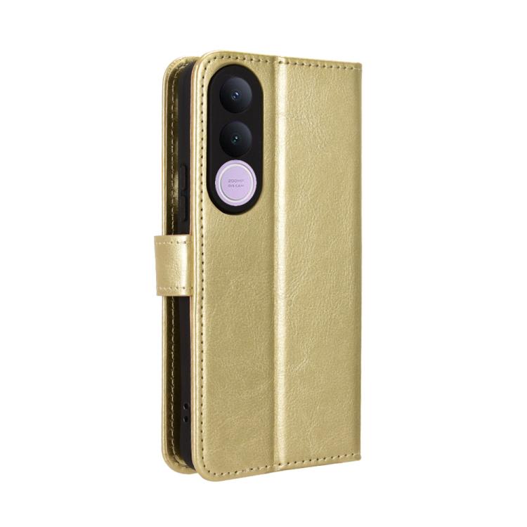 For vivo V70 FE 5G Retro Crazy Horse Texture Vegan Leather Phone Case