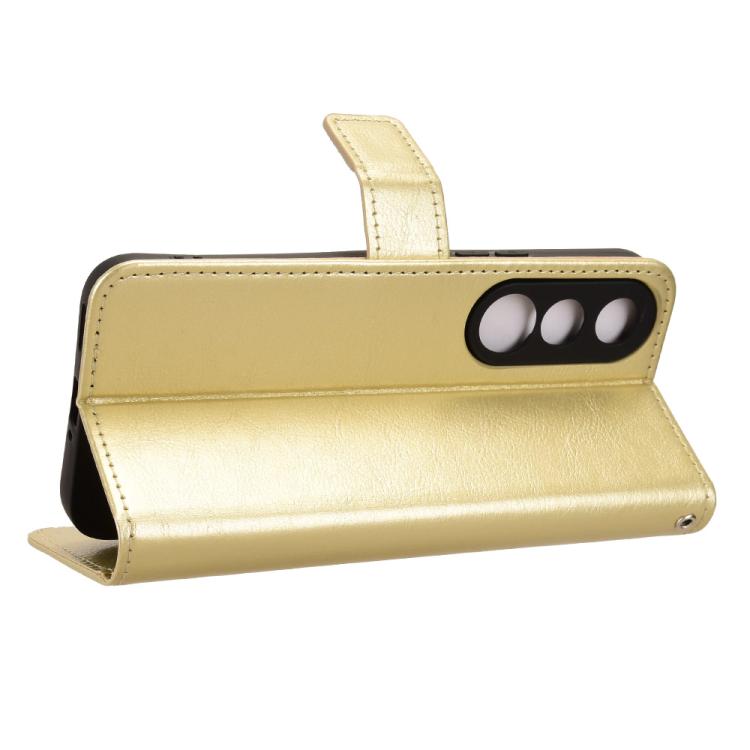 For vivo V70 FE 5G Retro Crazy Horse Texture Vegan Leather Phone Case