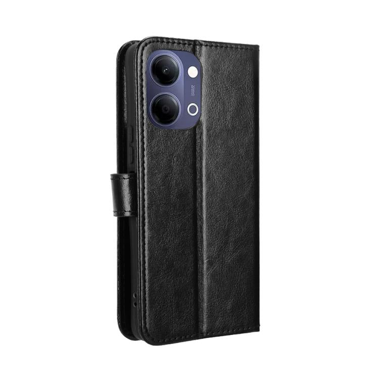 For vivo Y21 5G / Y05 4G Retro Crazy Horse Texture Vegan Leather Phone Case
